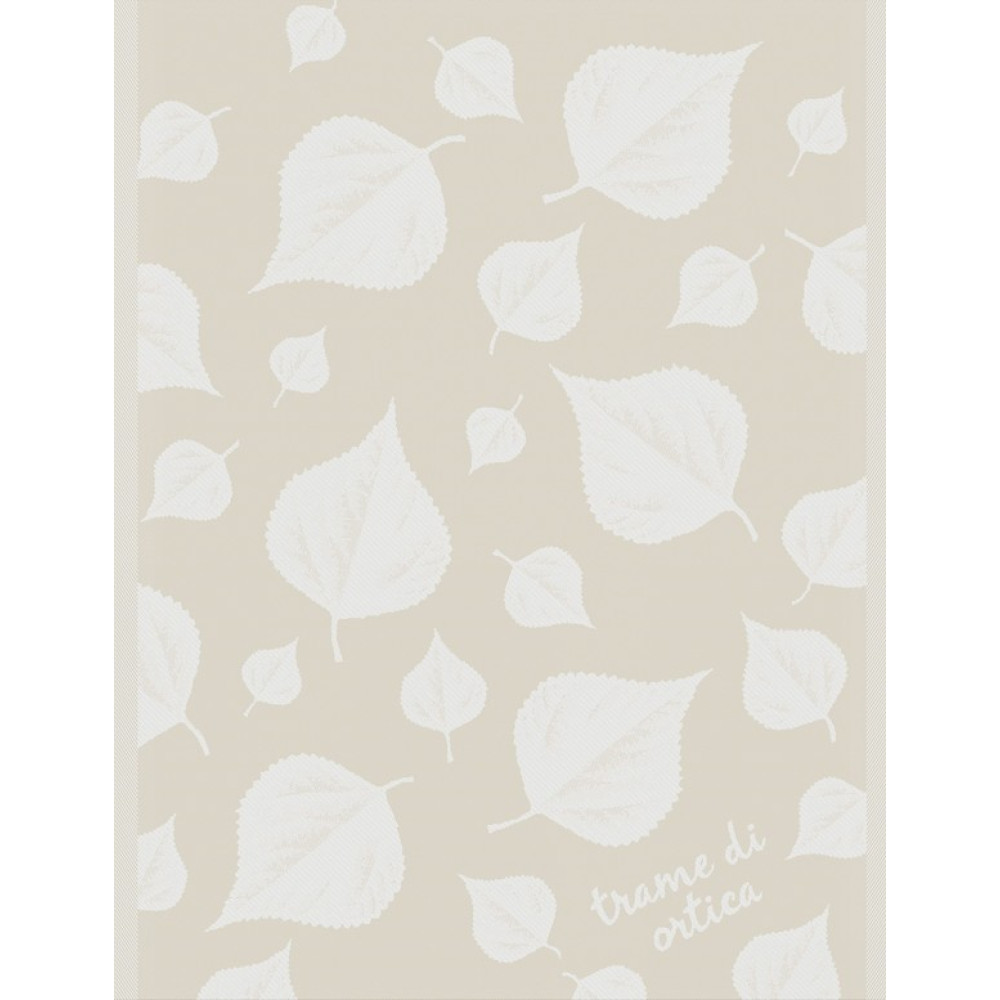 Kitchen Towel Nettle Leaves - Cream